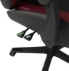 Ergonomická herní židle, černá/červená, polštářky, Náhled obrázku produktu 5