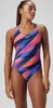 SPEEDO Womens Allover Digital Powerback Blau/Pink 38 Produktbild-Vorschau 1