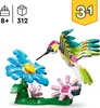 LEGO Creator 3-in-1-Set Wilde Tiere: Bunter Kolibri - Tier Produktbild-Vorschau 2