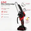 21V 2-in-1 Akku Gartenschere & Mini Kettensäge, Brushless Produktbild-Vorschau 5