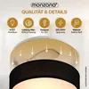 MONZANA® Plafonnier moderne 40W rond 30 cm 1 flamme E27 Voir les images du produit 4