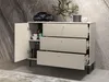 Kommode Sophie mit 3 Schubladen, 120x84,8x40 cm (BxHxT) Produktbild-Vorschau 5