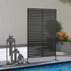 Sichtschutz Metall Lamellendesign, Raumteiler Outdoor, Produktbild-Vorschau 1