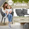 tillvex® Gartenstuhl 6er Set Wetterfest mit Armlehne | Produktbild-Vorschau 6