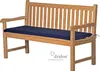 Bankpolster 140x47 cm marine blau navy als Polster für Produktbild-Vorschau 1