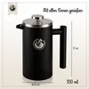 Coffee Fox Luxus French Press 350 ml Schwarz, Produktbild-Vorschau 5
