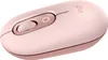 A close-up, studio shot of a pink Logitech POP mouse against a white background. Náhľad obrázku produktu