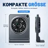 Mini Tischventilator leise USB wiederaufladbar, 100 Produktbild-Vorschau 2