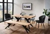 FineBuy Esstisch 180cm Akazie Massivholz 180 cm mit Produktbild-Vorschau 2