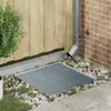 vidaXL Grille argent 60 x 60 x 2 cm Acier galvanisé à chaud Voir les images du produit 2