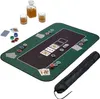 Tapis de poker Relaxdays 100 x 60 cm, Texas Hold'em, grand Voir les images du produit 1