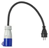 Câble adaptateur 40cm de la prise Schuko vers CEE Voir les images du produit 3