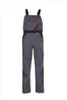 Planam Latzhose Highline Gr. 25 schiefer/schwarz/rot Produktbild-Vorschau 1