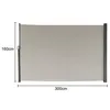 SVITA Seitenmarkise 160x300 Hellgrau Grau Sonnenschutz Produktbild-Vorschau 3