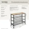 tectake® Schuhregal Newport 80,5 x 30,5 x 72,5 cm Produktbild-Vorschau 5