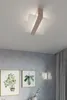 Wandleuchte E27 Glas Holz Modern innen Wandlampe Flur Produktbild-Vorschau 5