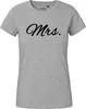 Huuraa Damen T-Shirt Mrs. Schriftzug M Sport Grey Bio Produktbild-Vorschau 2