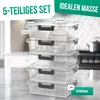 Avalo Glas Frischhaltedosen met Deckel - Meal Prep Trays - Produktbild-Vorschau 8