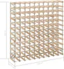 vidaXL Weinregal für 120 Flaschen Massivholz Kiefer Produktbild-Vorschau 12
