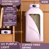 (Růžová) Přenosná sušička prádla 600 W, mini sušička - Náhled obrázku produktu 5