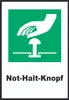 Not-Halt-Knopf A4 (210x297mm) Schild Produktbild-Vorschau 1