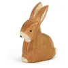 Ostheimer Holz-Spielfigur Hase sitzend, handgefertigt, Produktbild-Vorschau 4