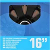 Zwarte Aura velgen, 16 inch, 4 stuks, in display Productafbeelding-voorbeeld 1