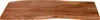 Tischplatte Baumkante Akazie Nussbaum 100 x 40 cm CURTIS Produktbild-Vorschau 1