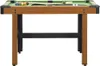 vidaXL Table de billard 4 pieds 122×61×76 cm Marron Voir les images du produit 1