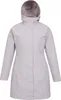 A light beige women's 3-in-1 jacket with a hood, presented front-on against a white background. Produktbild-Vorschau