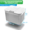 YourCasa® Biomülleimer Küche für Biomüll aus Edelstahl Produktbild-Vorschau 5