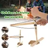 Bohrer Holz Feuer Machen Bogen Kit Survival Camping Outdoor Produktbild-Vorschau 1