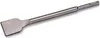 A metal chisel attachment for a rotary hammer drill, lying on a white background. Náhled obrázku produktu