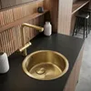 Keukenwastafel, 37 cm, goudkleurig, onderbouwmodel, vlakke Productafbeelding-voorbeeld 5