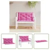 A white bench with pink cushions, shown in multiple views. Produktbild-Vorschau