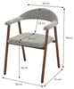 ML-Design Esszimmerstühle 4er Set mit Armlehne Küchenstühle Produktbild-Vorschau 7