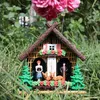 Wetterhaus Thermometer Schwarzwald 02 Dach grün mit Reh Produktbild-Vorschau 6