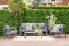 Garden Impressions Springs Loungeset 4-tlg. - carbon Produktbild-Vorschau 3