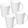 Tazze Wilmax 380 ml in porcellana bianca, set da 4 Anteprima dell’immagine prodotto 1