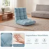 Chaise de sol COSTWAY avec dossier réglable, fauteuil de Voir les images du produit 6