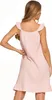 Musselin Nachthemd mit Rüschen, Damen Pyjama, Rosa MORAJ L Produktbild-Vorschau 3