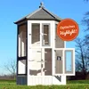 zooprinz Vogelvoliere Luise | Wetterfest | Kiefernholz | Produktbild-Vorschau 2