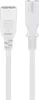 goobay Netzkabel Geräteverlängerung IEC 60320 C7 auf C8 Produktbild-Vorschau 1