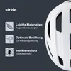 uvex Stride Fahrradhelm, White matt, 56-59 cm Produktbild-Vorschau 2