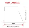 Traditionelle holzbefeuerte Ofenhaube B 71 X T 38 X H 30 - Produktbild-Vorschau 3