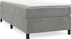 vidaXL Boxspringbettgestell Hellgrau 80x200 cm Samt Produktbild-Vorschau 1