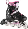NH10905 4-in-1-Inline-Skates mit rosa LED-Größe M (35–38) Produktbild-Vorschau 1