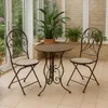 Antike Tischgruppe Lani, 2-Sitzer, Tisch Ø 60 cm H 70 cm, Produktbild-Vorschau 2