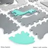 Tappetino puzzle in schiuma XL 150 x 150 x 1 cm con bordo - Anteprima dell’immagine prodotto 10
