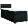 Möbel Boxspringbett mit Matratze Schwarz 80x200 cm Stoff - Produktbild-Vorschau 3
